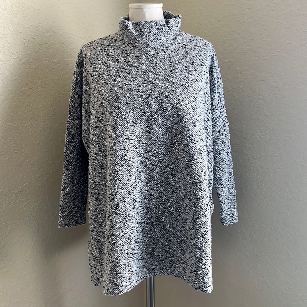Lou & Grey Mock Neck Poncho